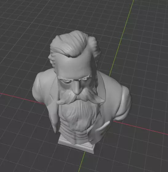 Friedrich Engels 3D print model_24