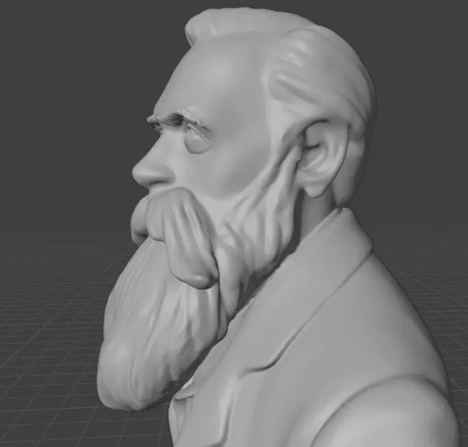 Friedrich Engels 3D print model_17
