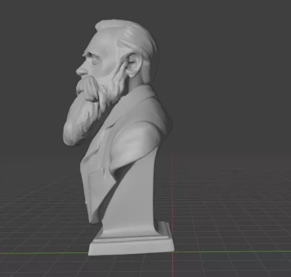 Friedrich Engels 3D print model_29