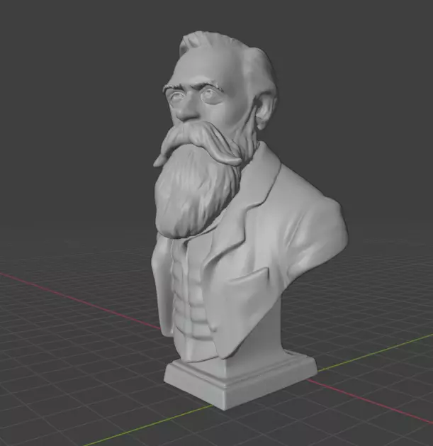 Friedrich Engels 3D print model_27