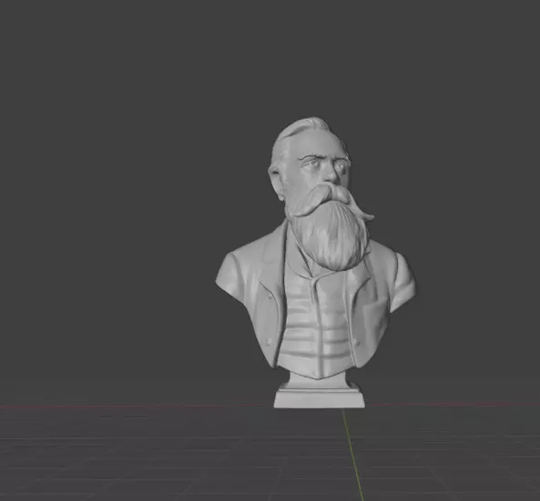 Friedrich Engels 3D print model_12