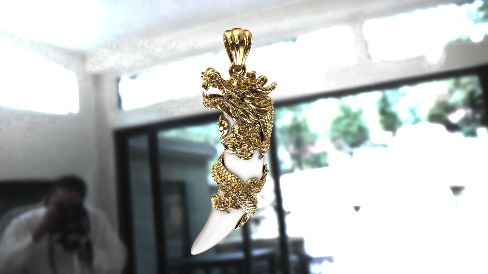 Necklace 3D Printing Dragon Model 2 3D print model_2