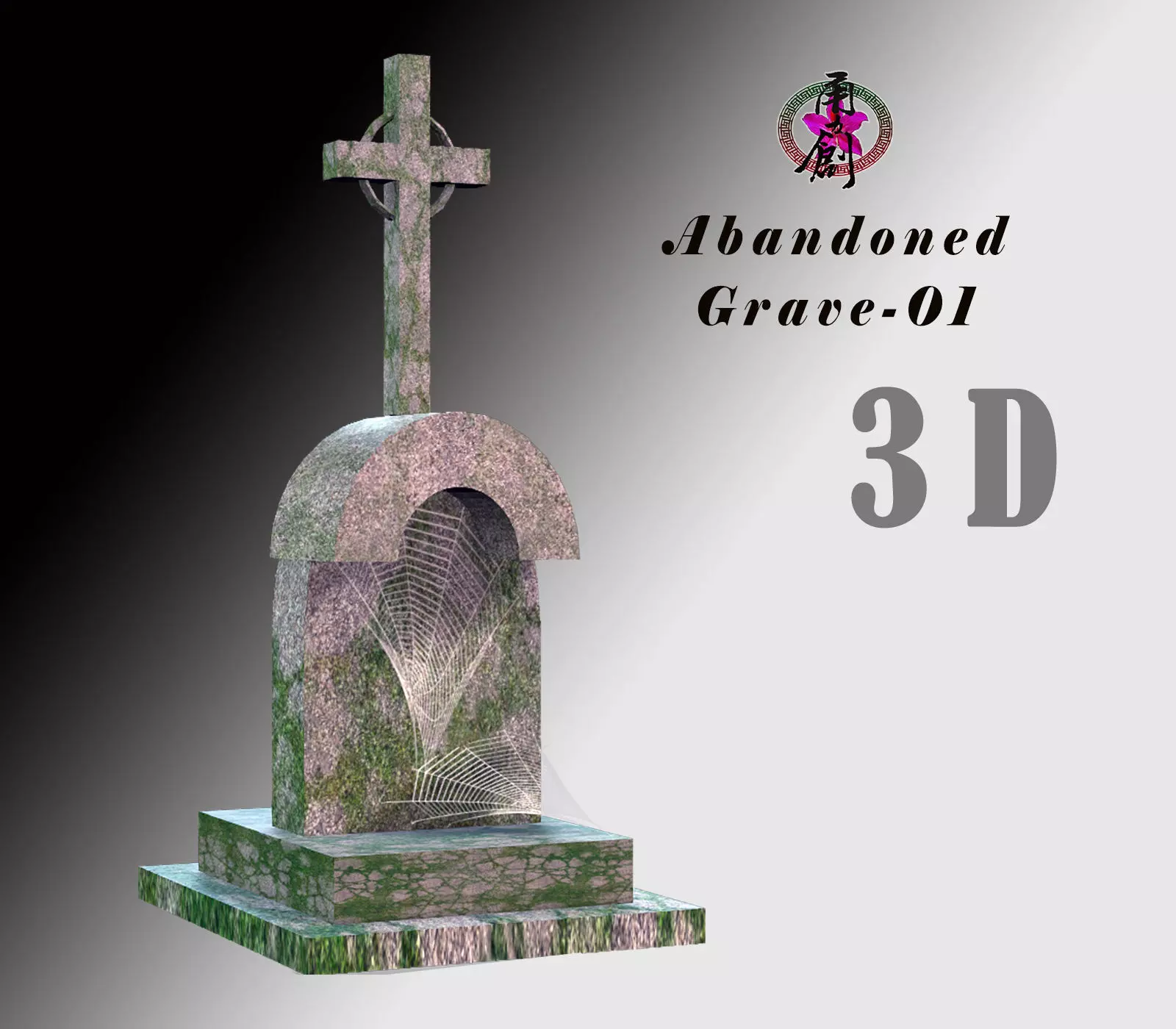 Abandoned Grave-01 Low-poly 3D model_0