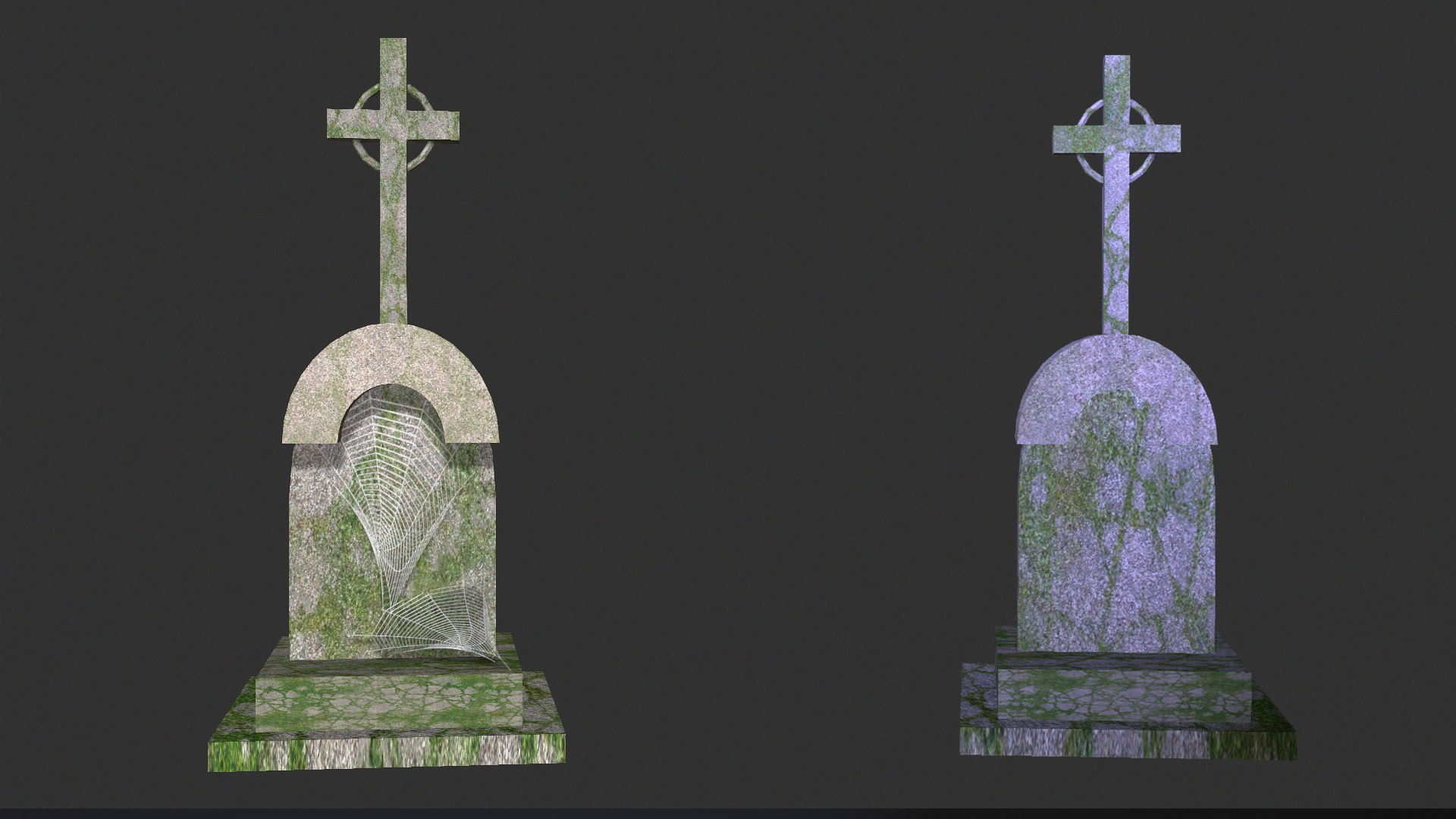 Abandoned Grave-01 Low-poly 3D model_1