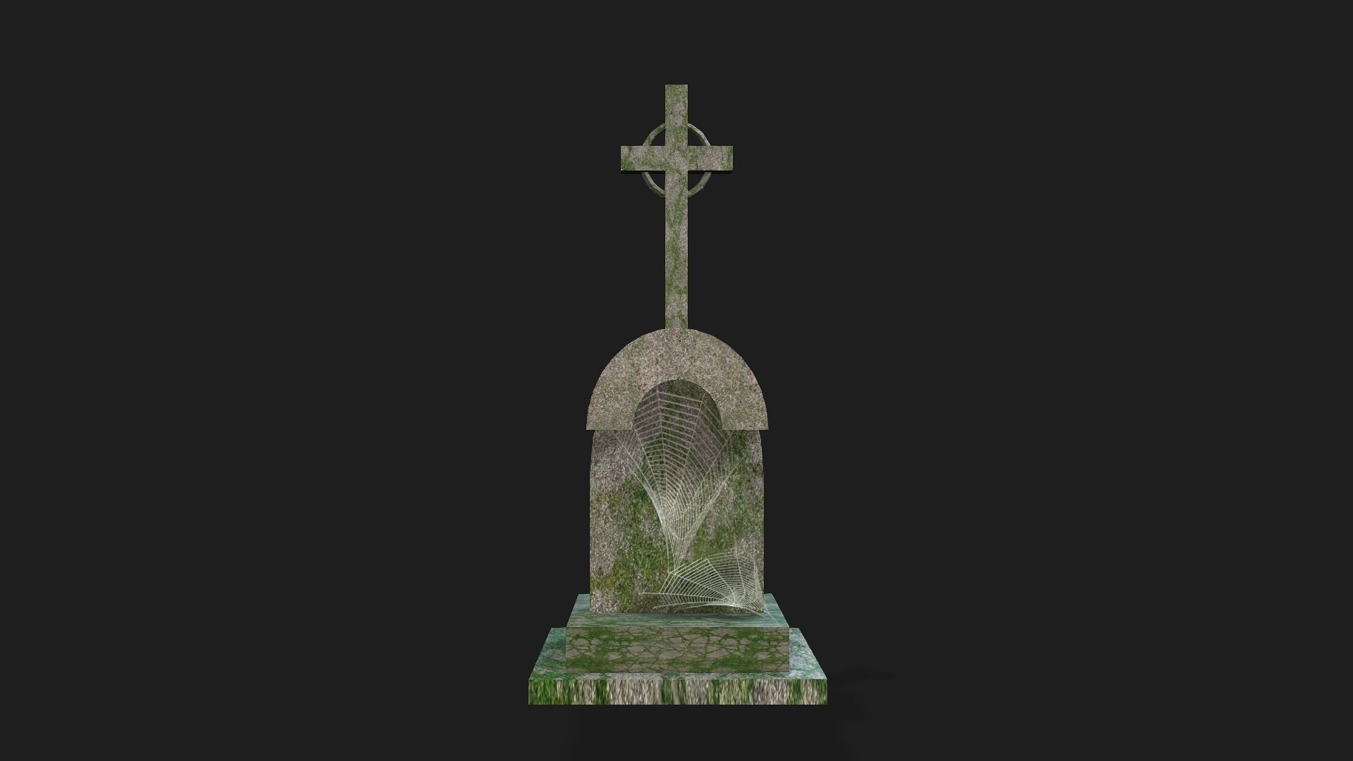 Abandoned Grave-01 Low-poly 3D model_4