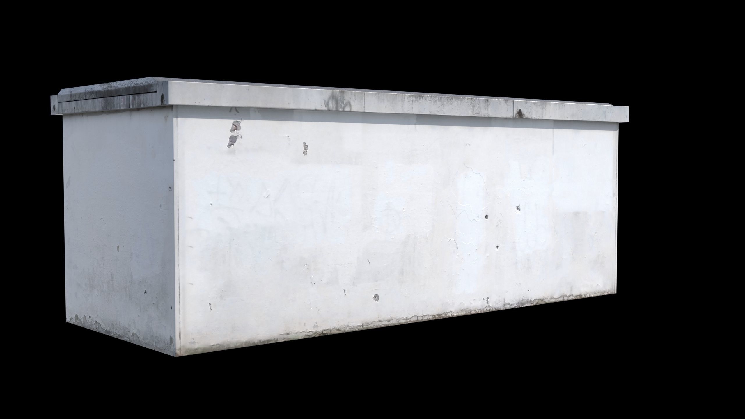 Power Generator PBR LowPoly Low-poly 3D model_4