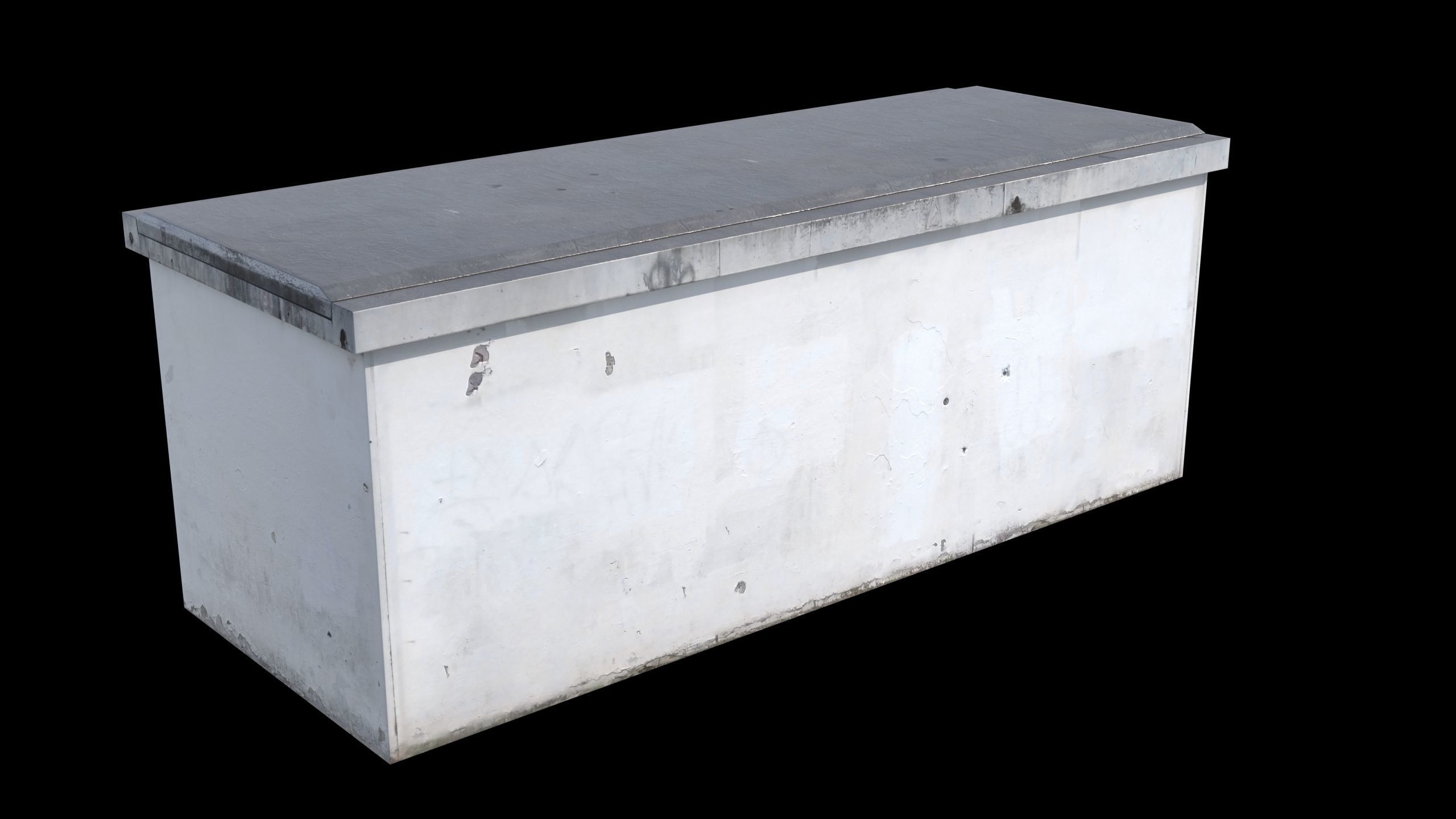 Power Generator PBR LowPoly Low-poly 3D model_12