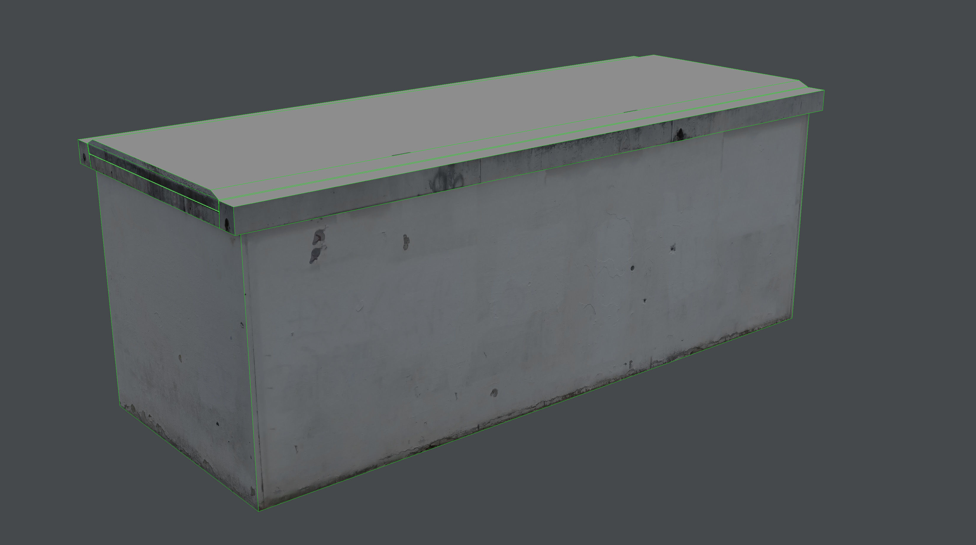 Power Generator PBR LowPoly Low-poly 3D model_20