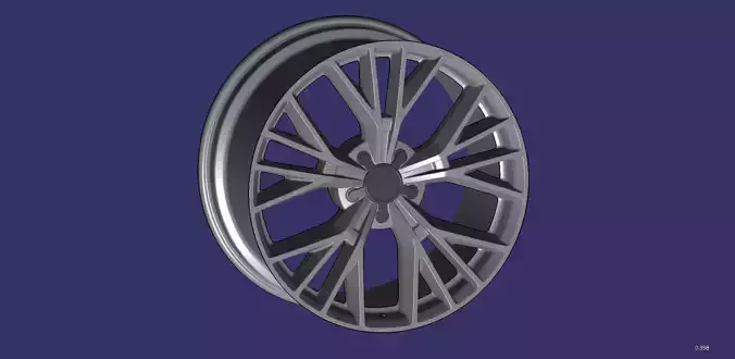 Wheel 20 inch Audi A7 3D print model Wheel 20 inch Audi A7 3D print model
