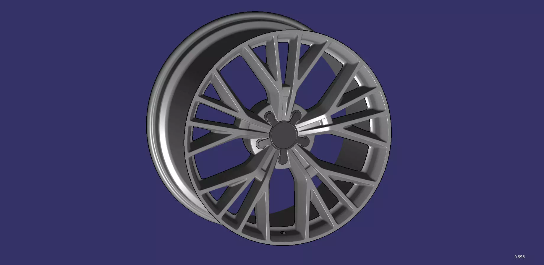 Wheel 20 inch Audi A7 3D print model_0