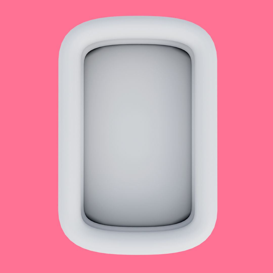 Square Inflatable Swimming Pool Low-poly 3D model_17