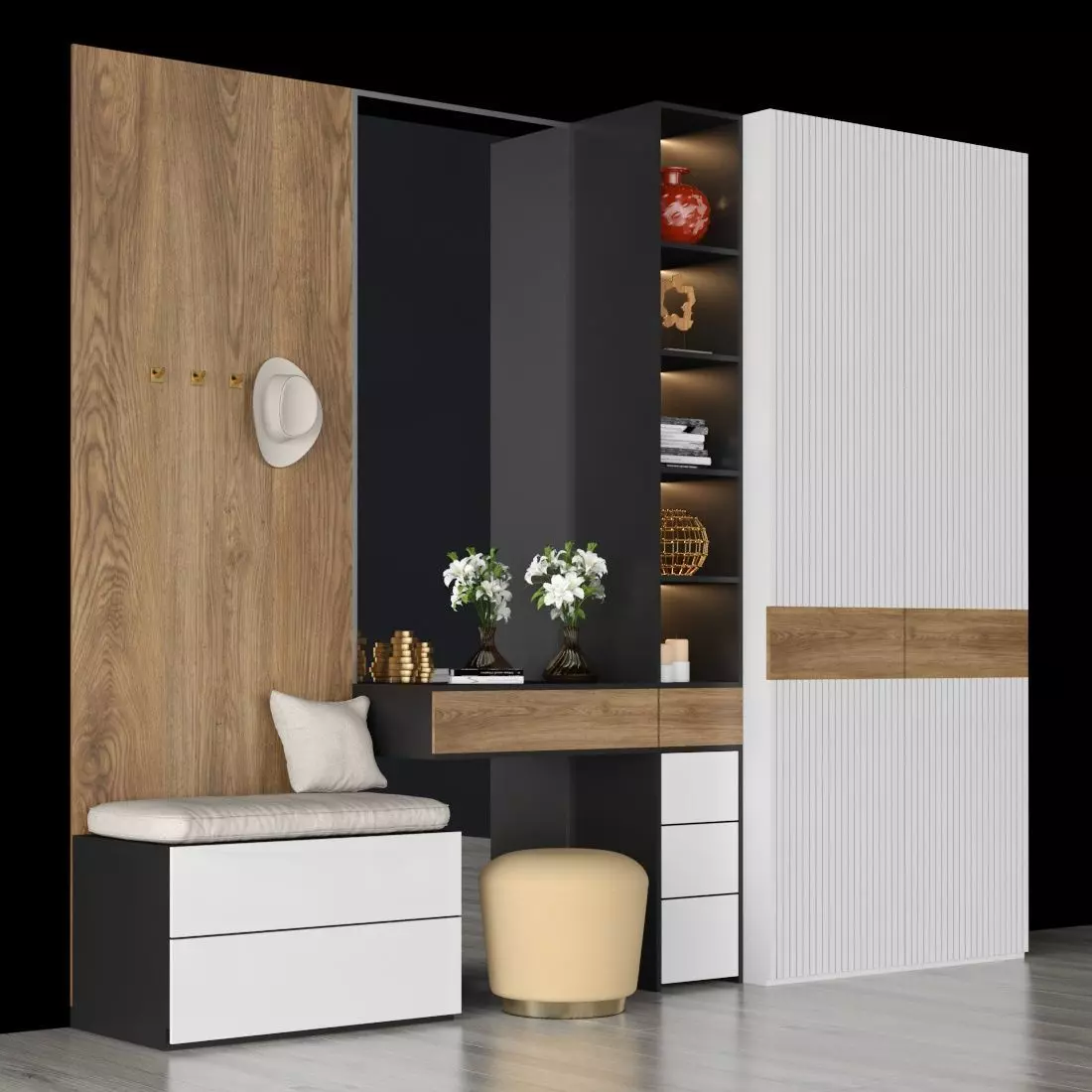 hall furniture 73 3D model