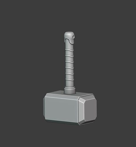 hummer thor hammer Free 3D model