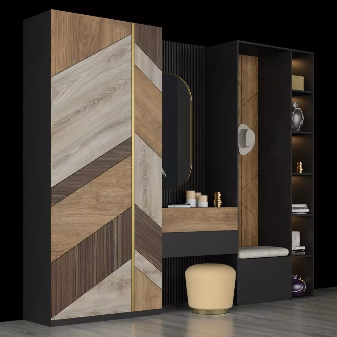 hall furniture 74 3D model