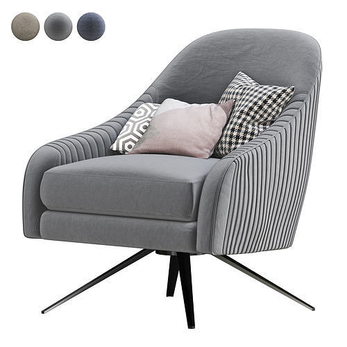 Swivel Chairs 3D model 7