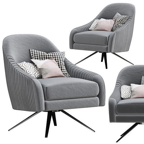 Swivel Chairs 3D model 3