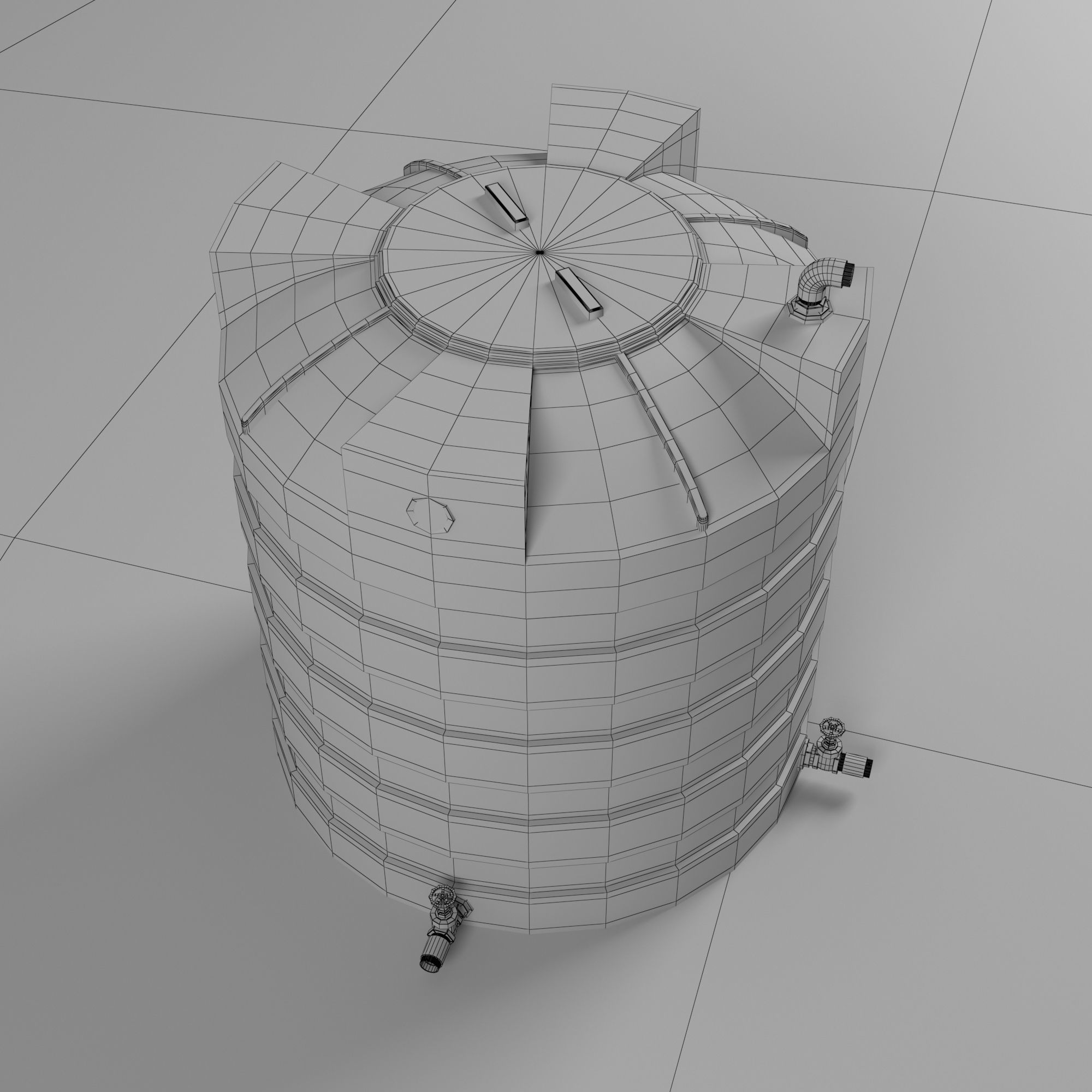 Water Tank 3D model 3D model_6