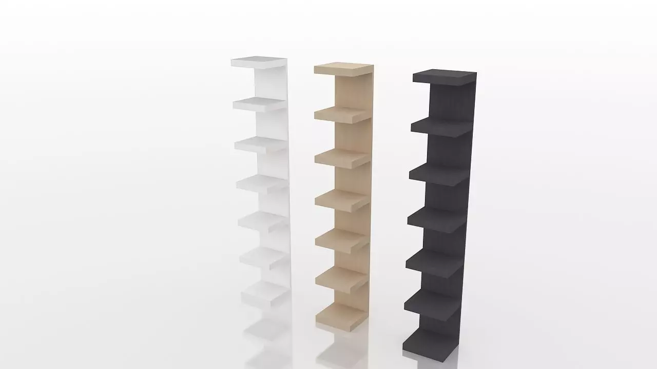 Ikea LACK bookcase Free 3D model_0