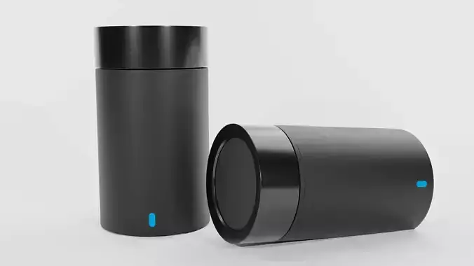 Speaker Xiaomi Mi black 01 - blender 3d