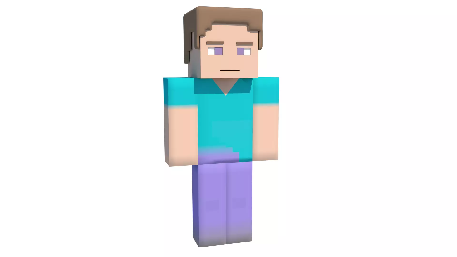 Steve Minecraft Original Low-poly 3D model
