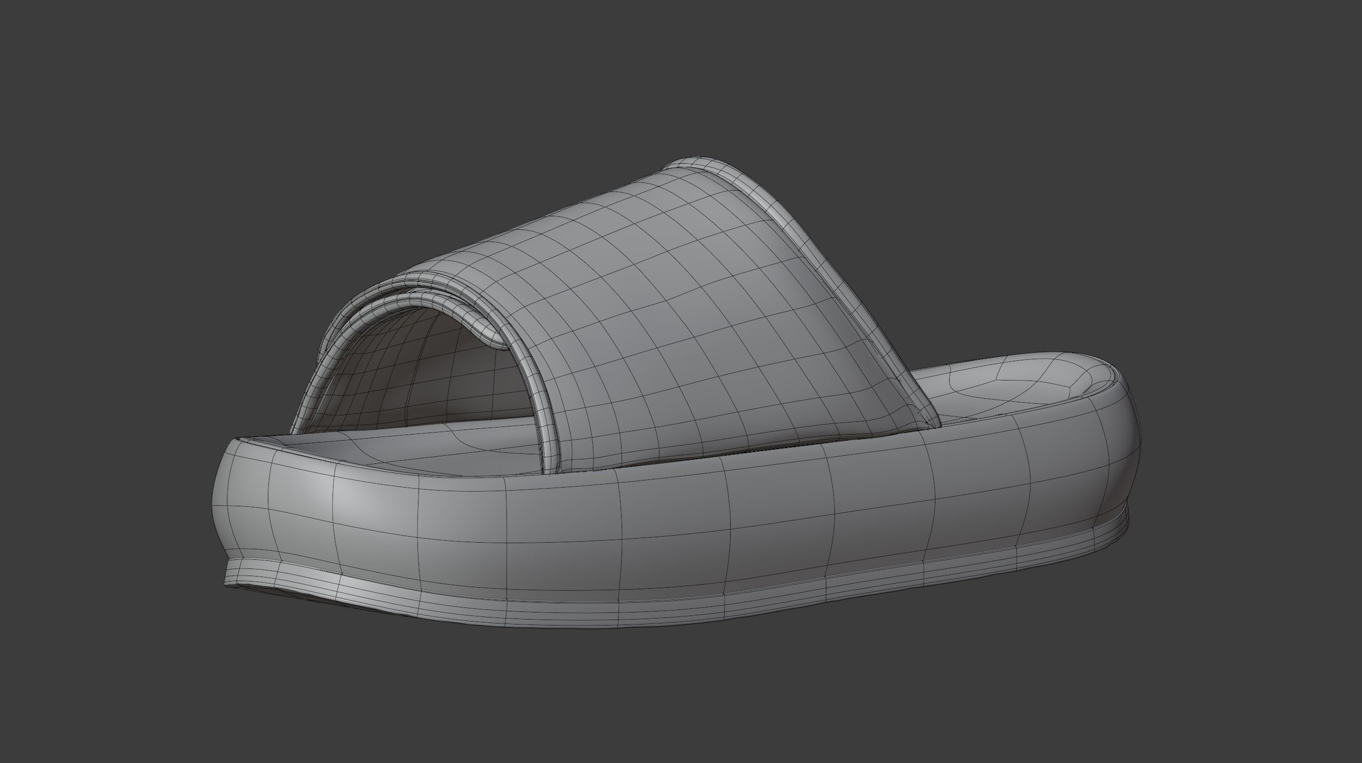 Yeezy Fabric Slippers 3D model_17