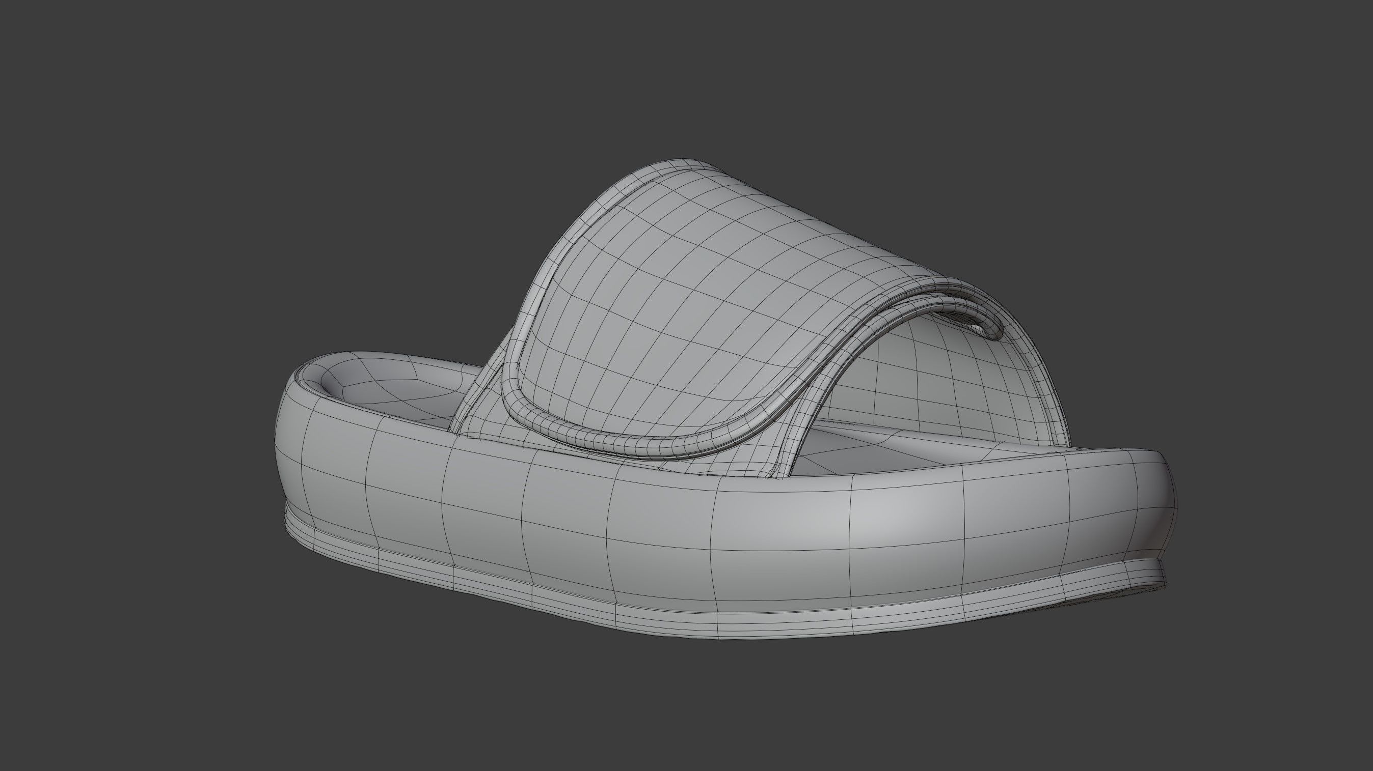 Yeezy Fabric Slippers 3D model_19