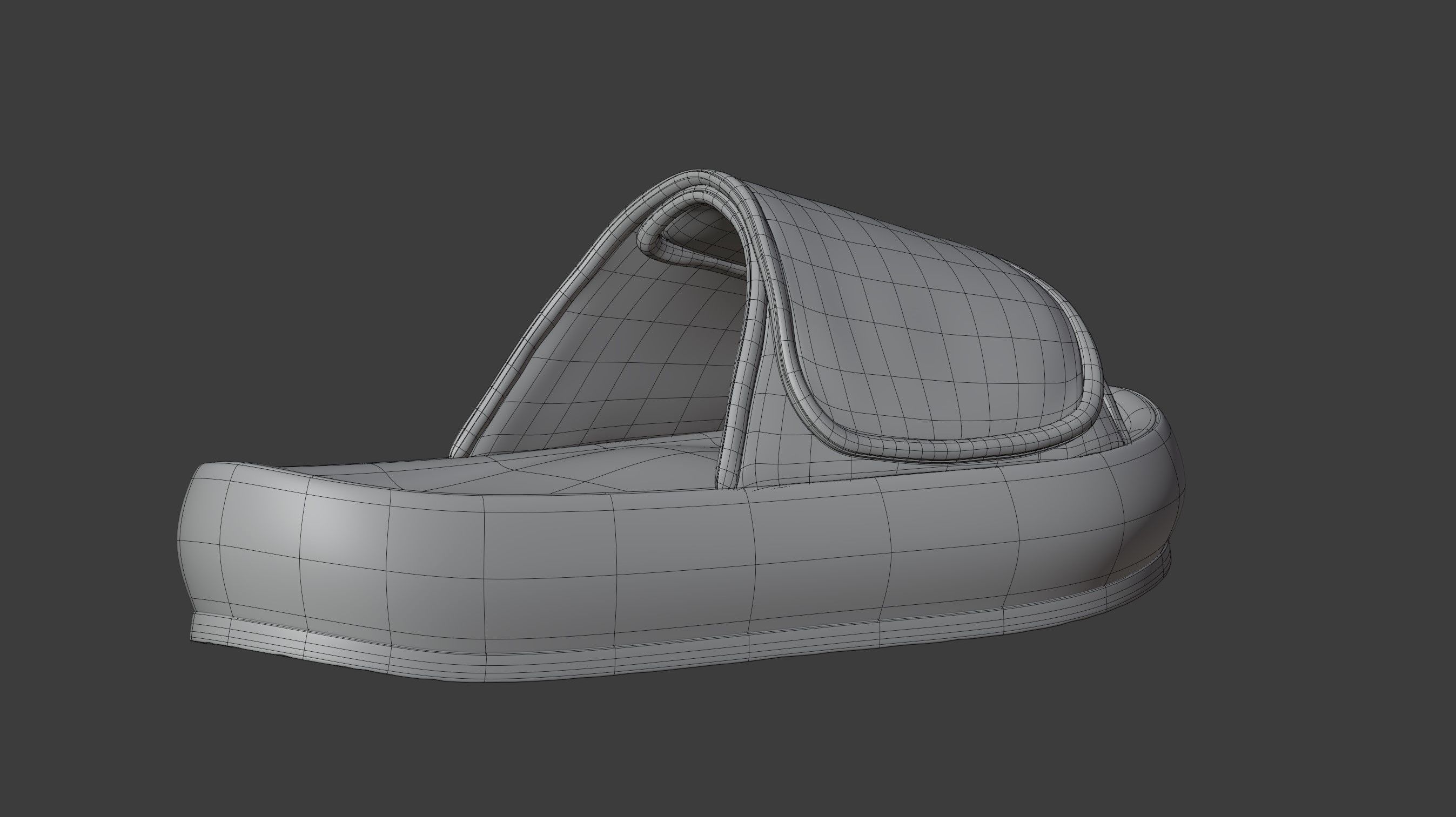 Yeezy Fabric Slippers 3D model_13