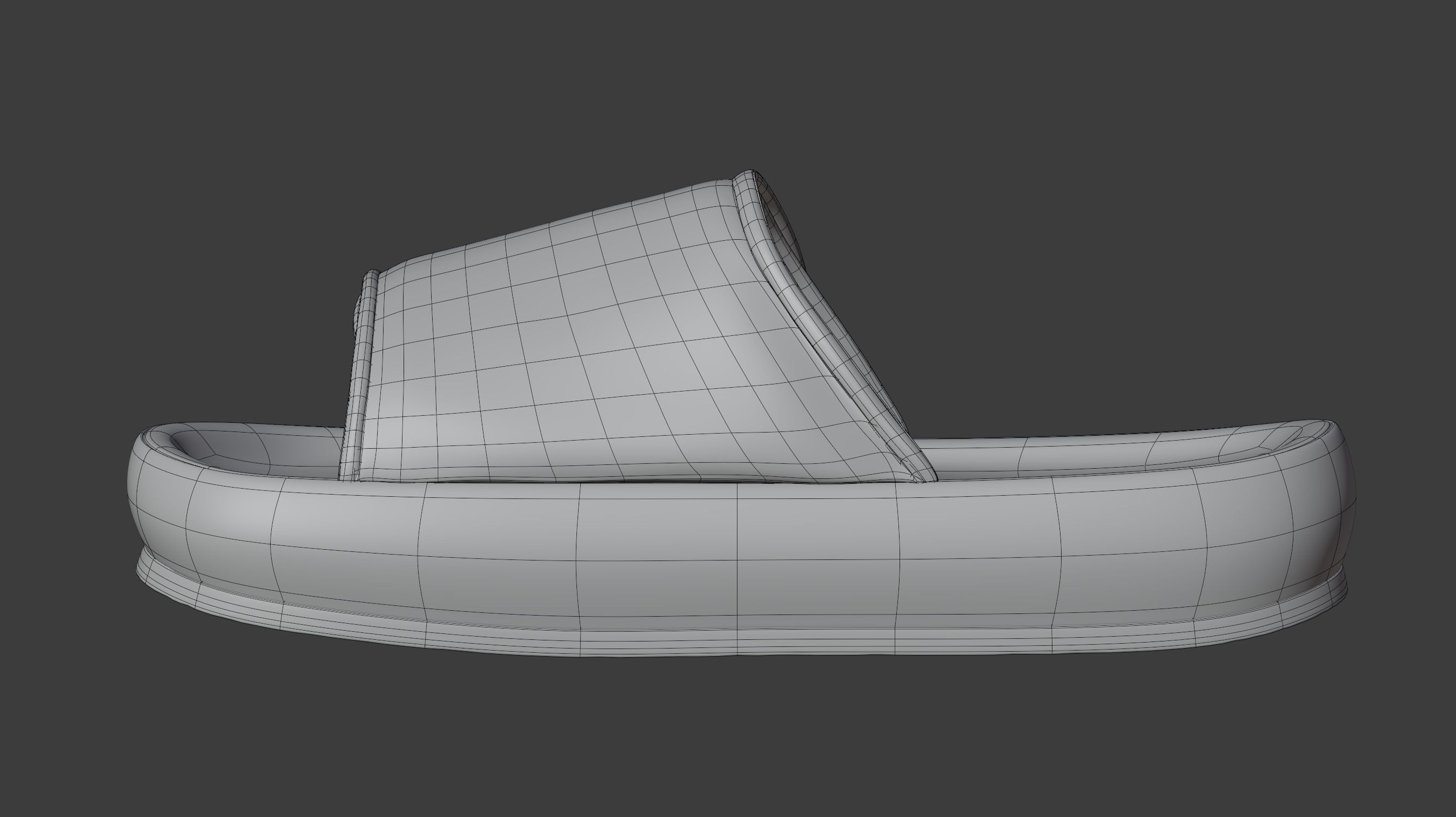 Yeezy Fabric Slippers 3D model_16