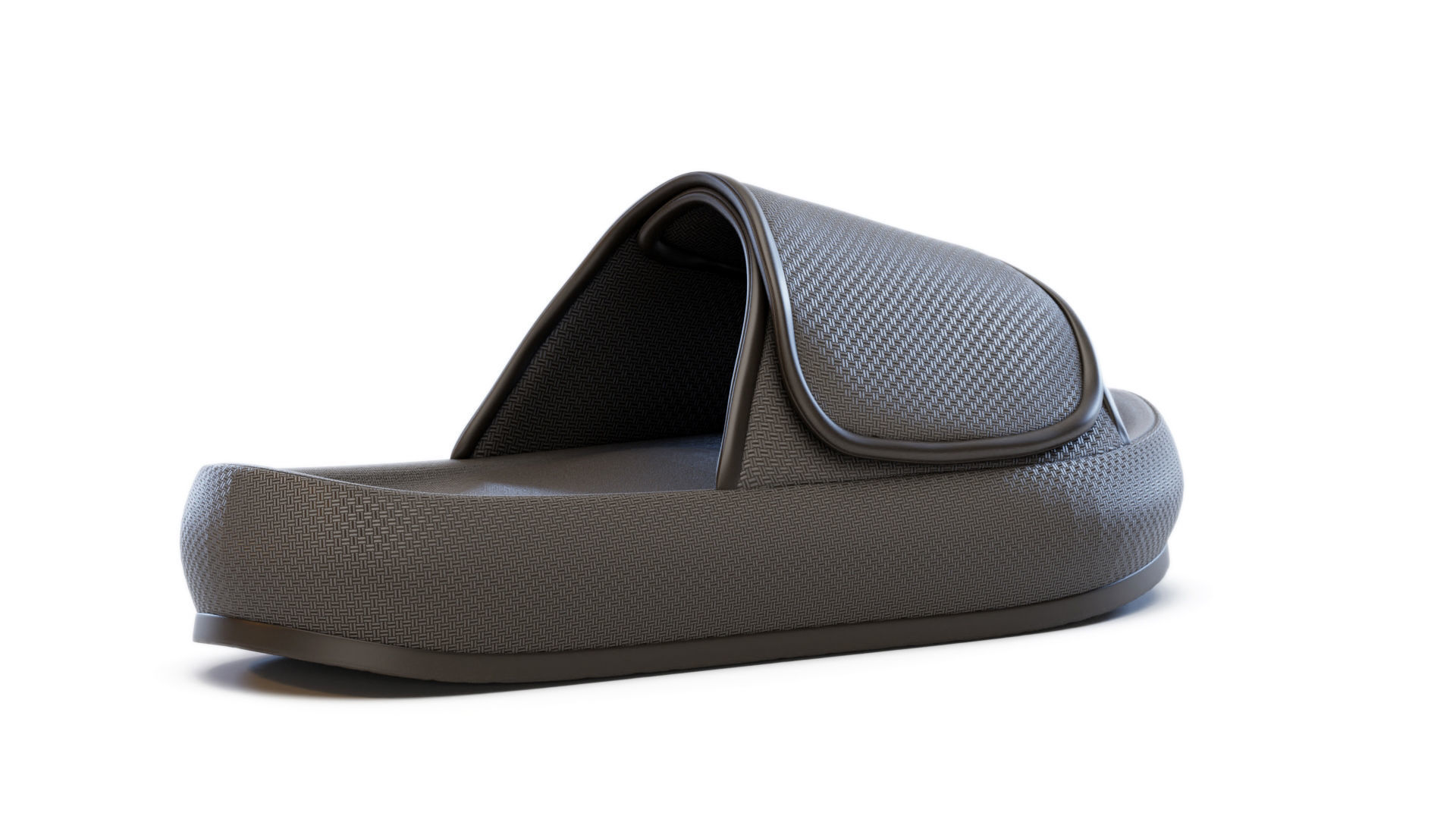Yeezy Fabric Slippers 3D model_3