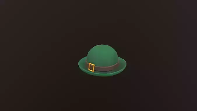 low poly hat