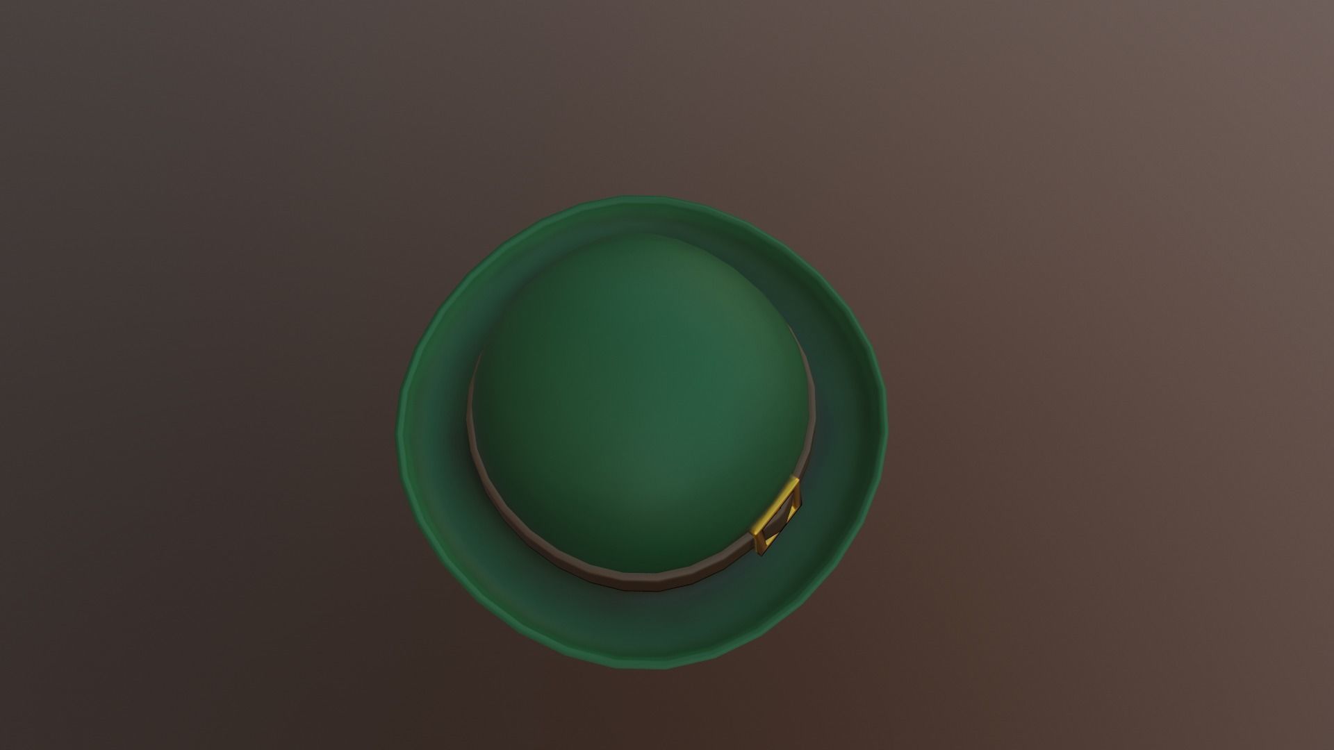 low poly hat Low-poly 3D model_5