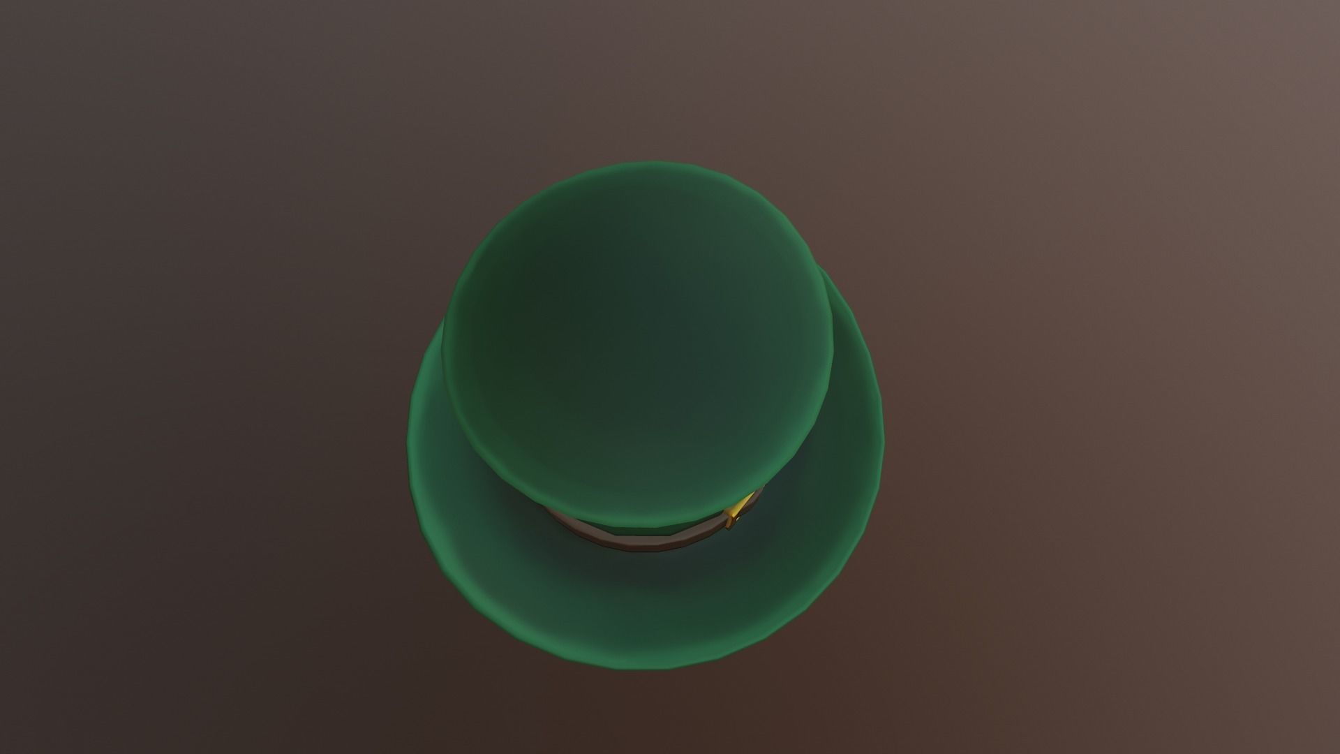 low poly Hat leprechaun Low-poly 3D model_5