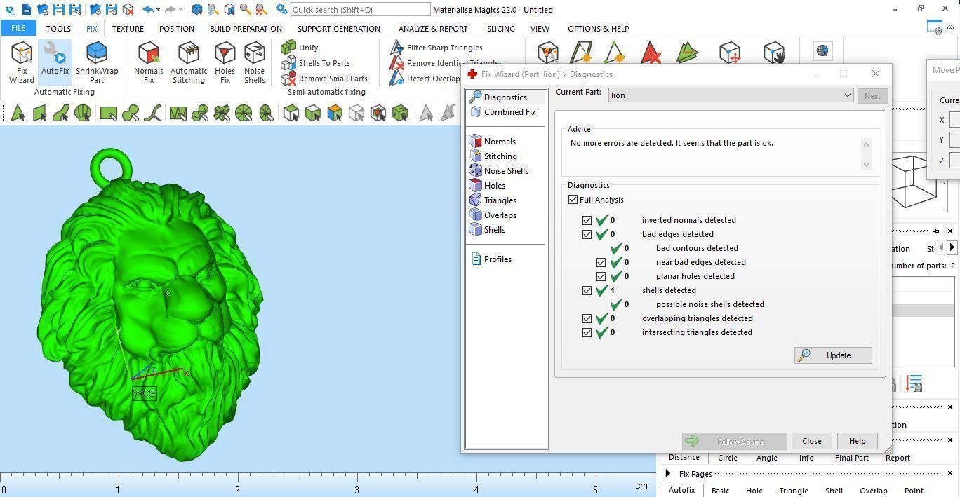 Lion pendant Silver Gold  Print Silver Gold  Print 3D print model_7