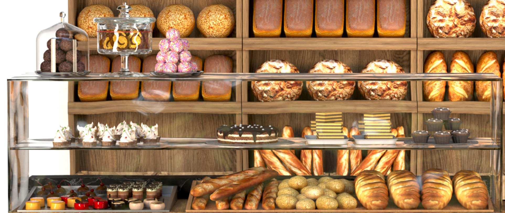Big bakery 2 3D model_2