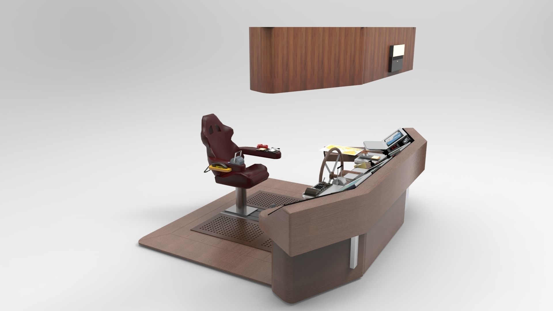 Navigation boat 3D model_5