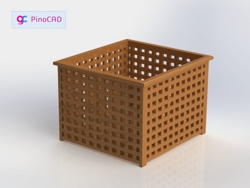 Wooden Household Furniture Set 3D model_5