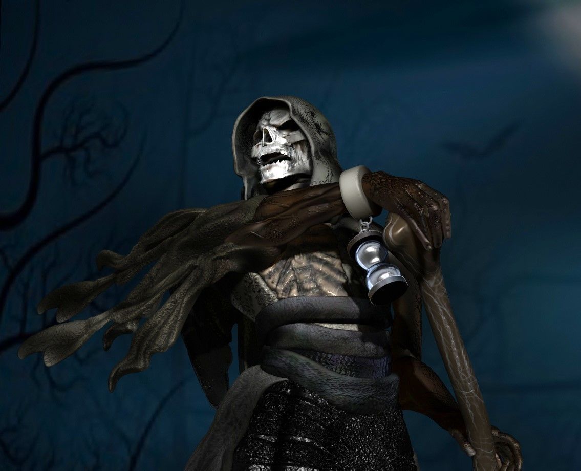 the ferryman of death Charon 3D print model_10