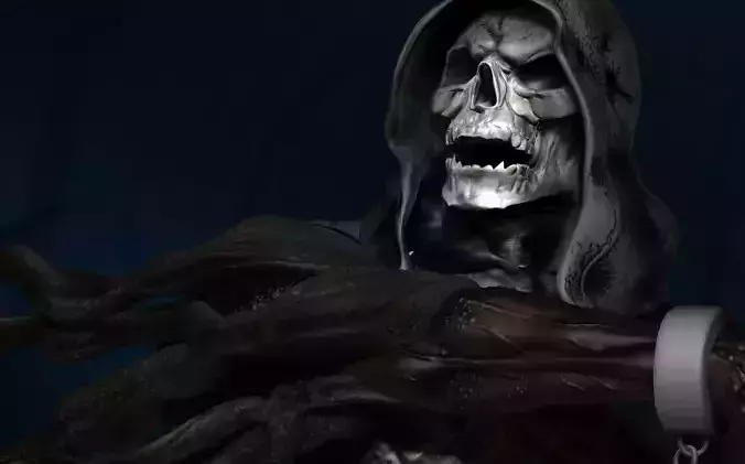 the ferryman of death Charon 3D model