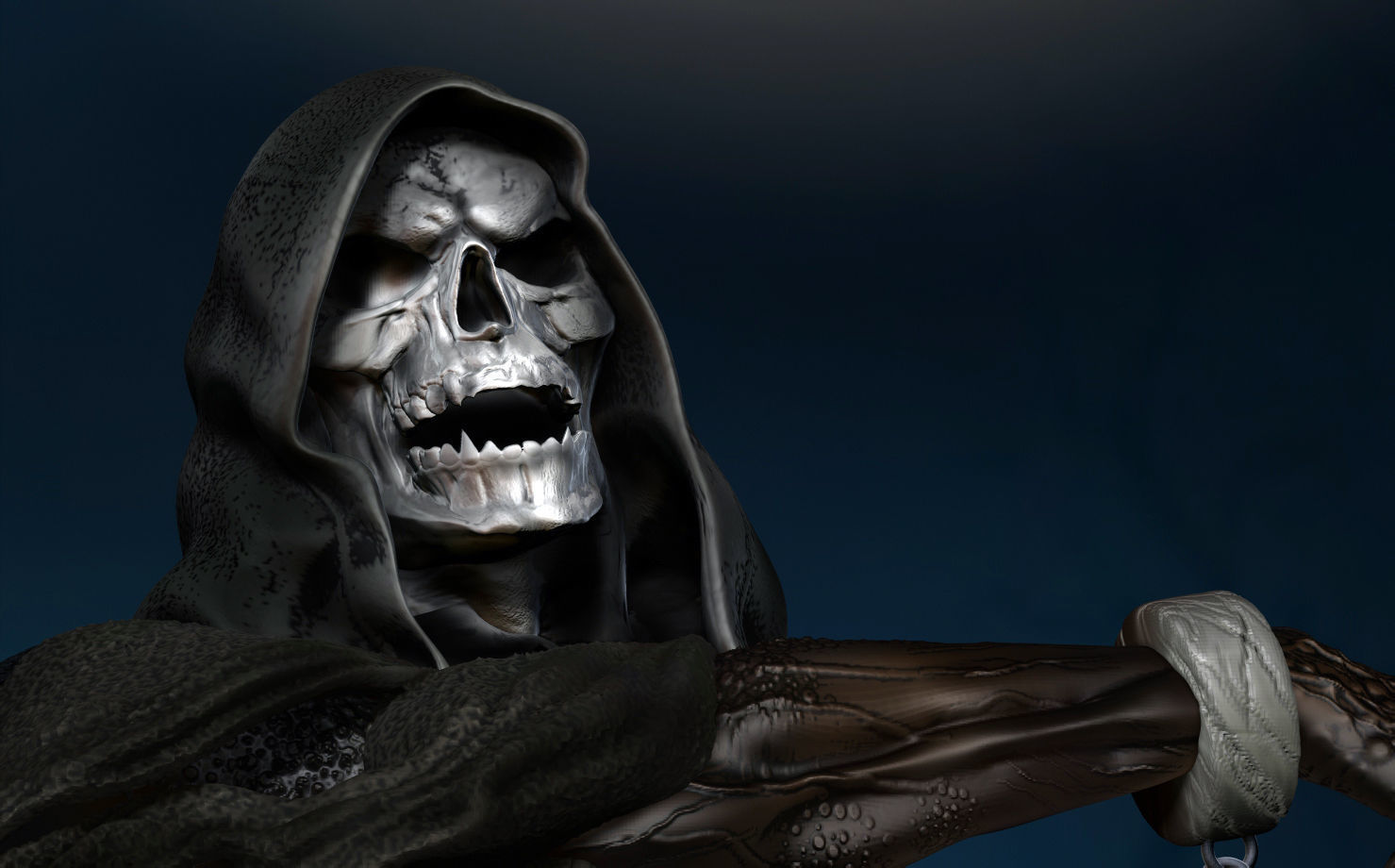the ferryman of death Charon 3D print model_3