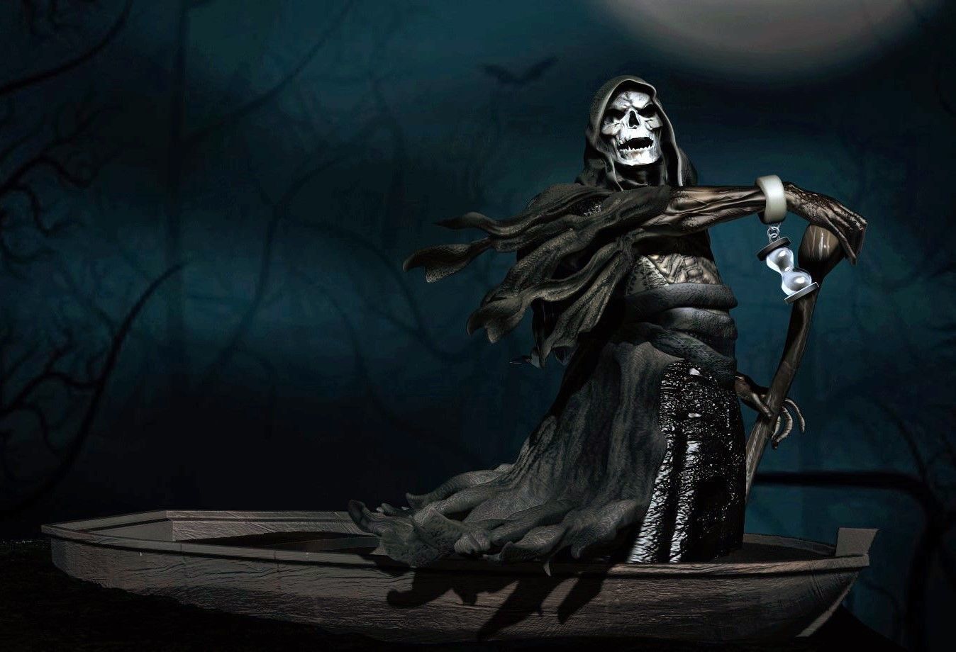 the ferryman of death Charon 3D print model_5