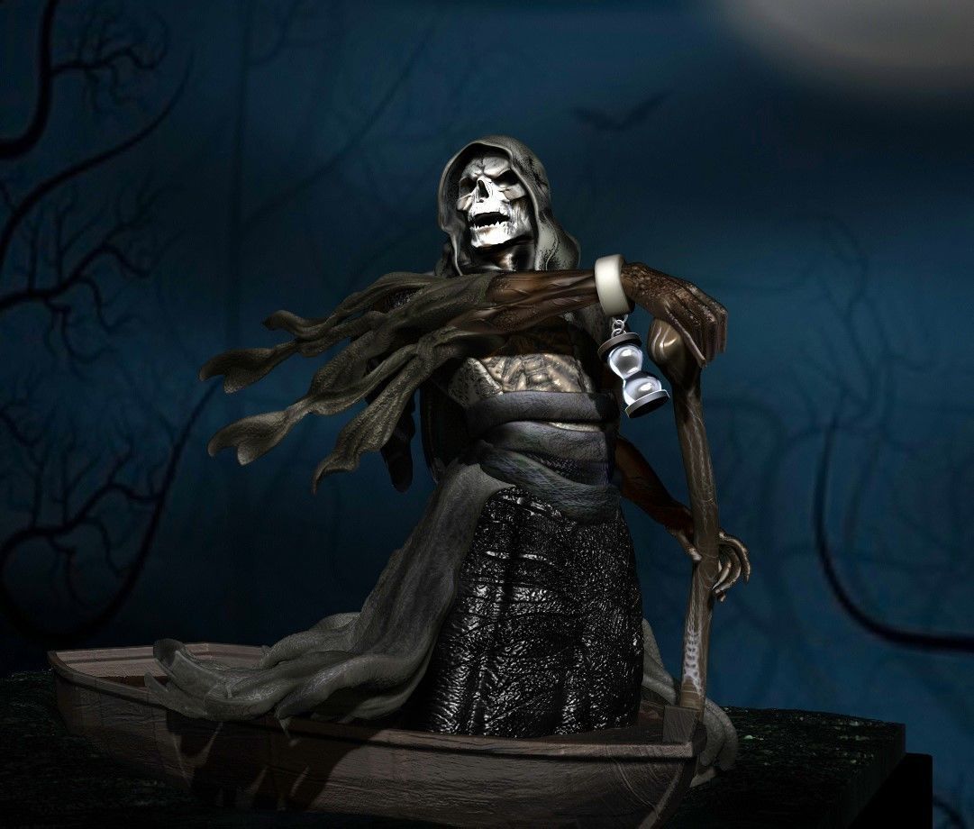 the ferryman of death Charon 3D print model_8