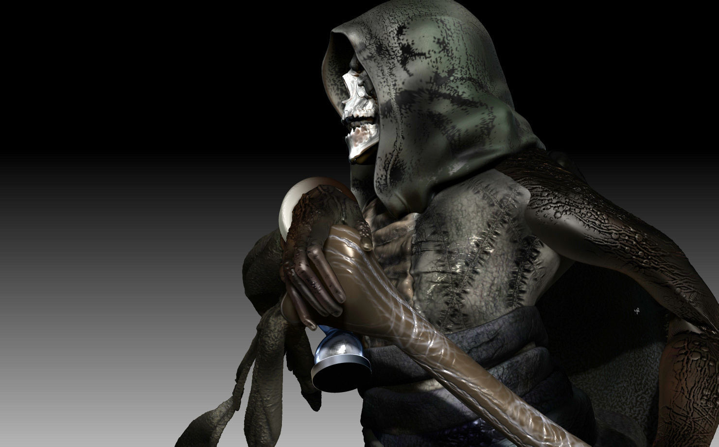 the ferryman of death Charon 3D print model_12