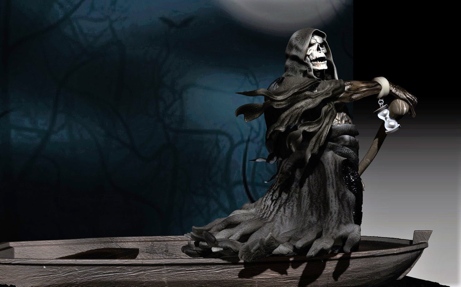 the ferryman of death Charon 3D print model_7