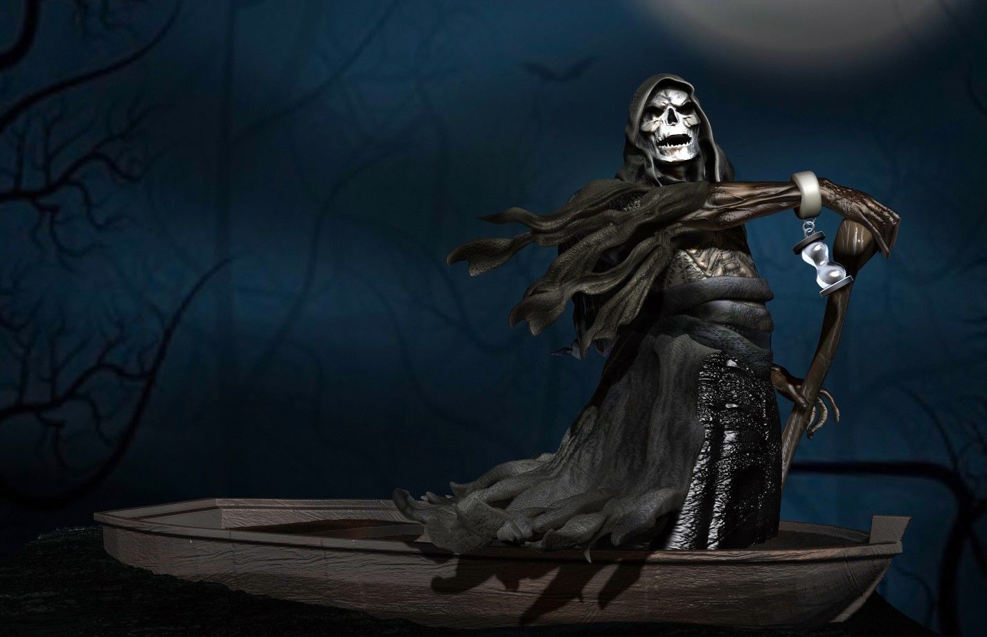 the ferryman of death Charon 3D print model_4