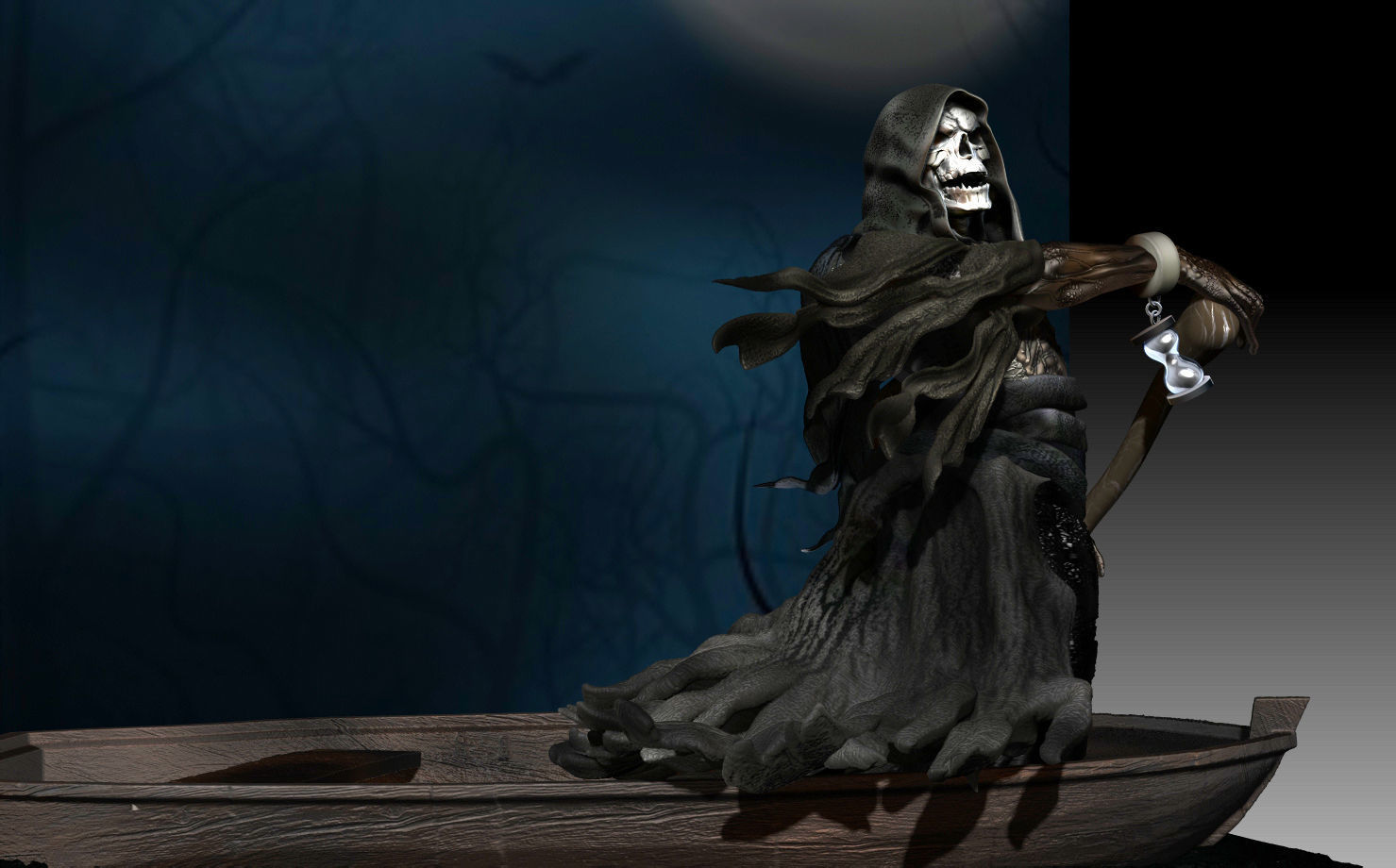 the ferryman of death Charon 3D print model_6