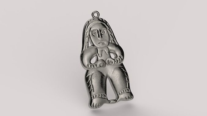 Sculpture of a woman 3D print model