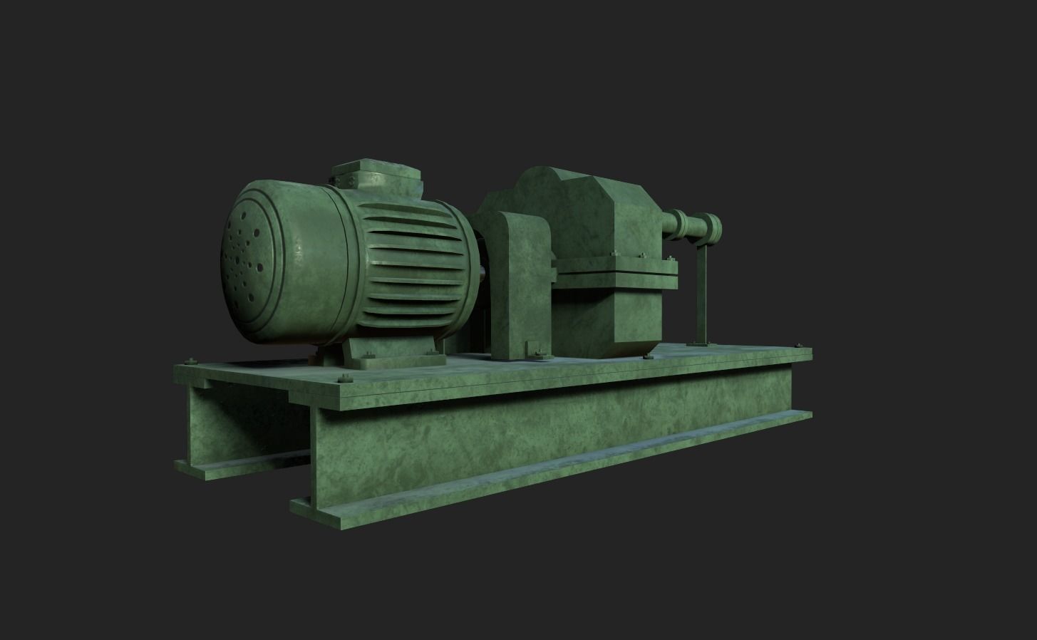 Rubber Extruder Low-poly 3D model_4