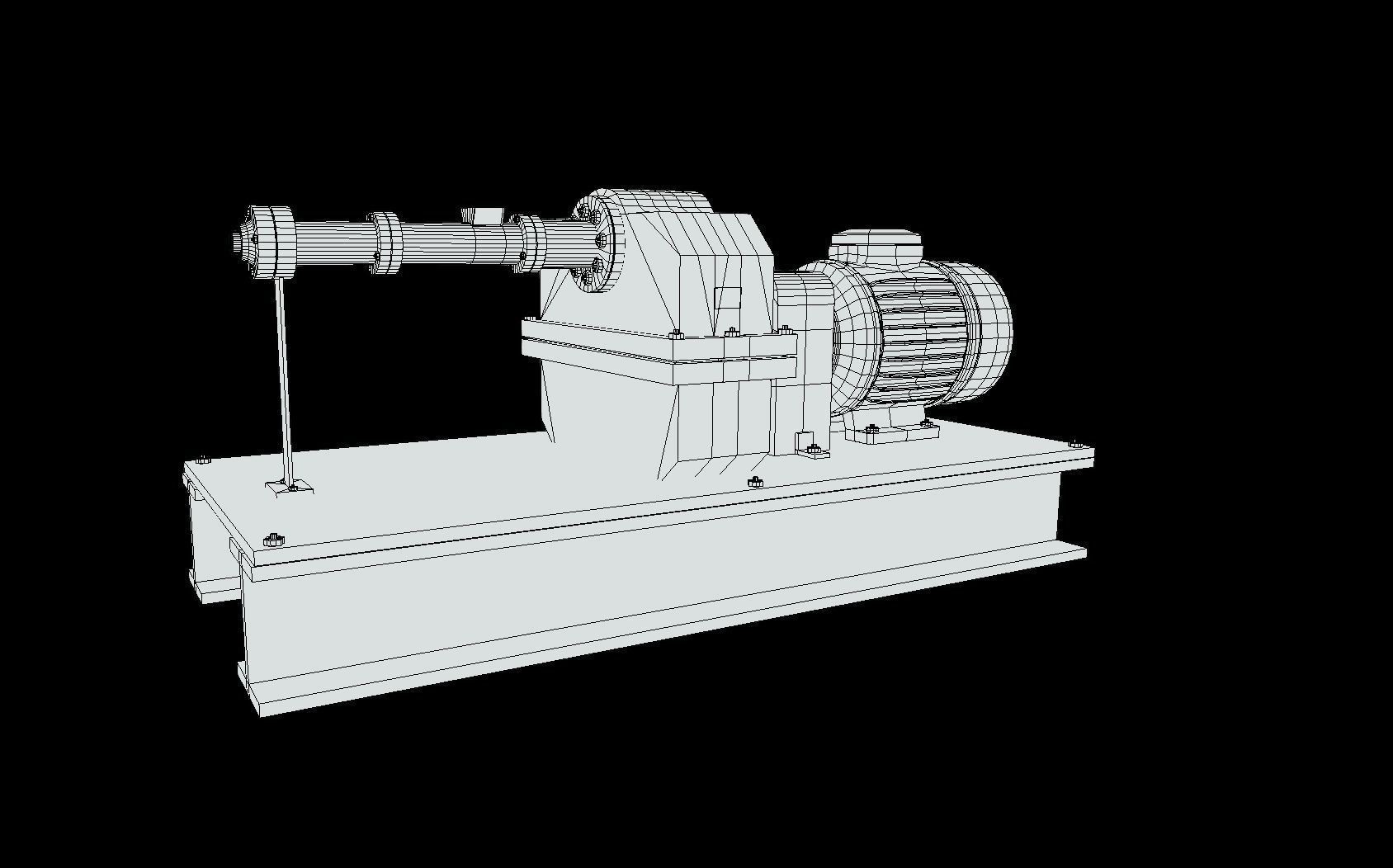 Rubber Extruder Low-poly 3D model_12