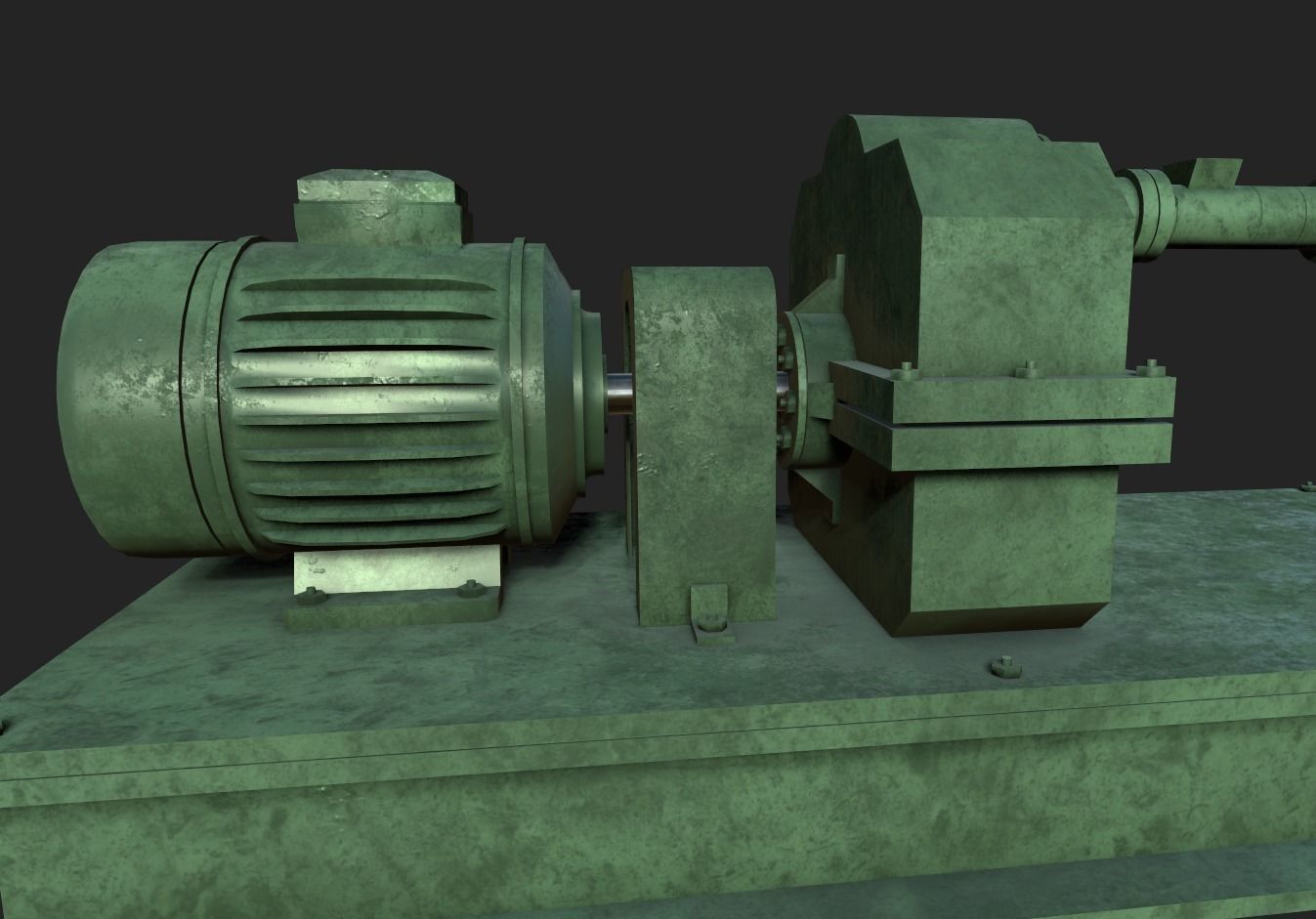 Rubber Extruder Low-poly 3D model_9