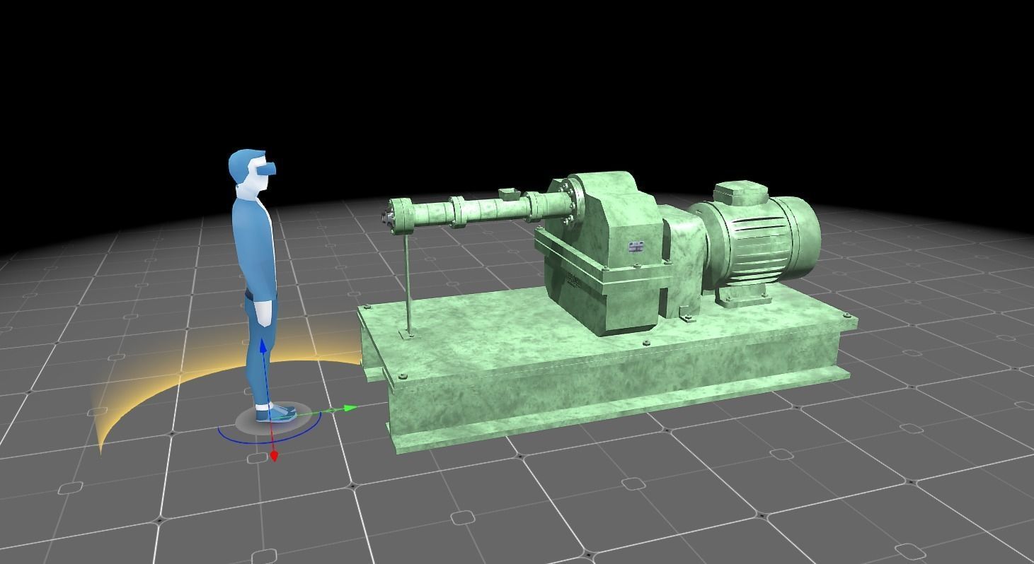 Rubber Extruder Low-poly 3D model_10